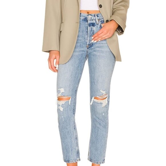 Agolde Denim - AGOLDE Riley High Rise Straight Crop Size 26